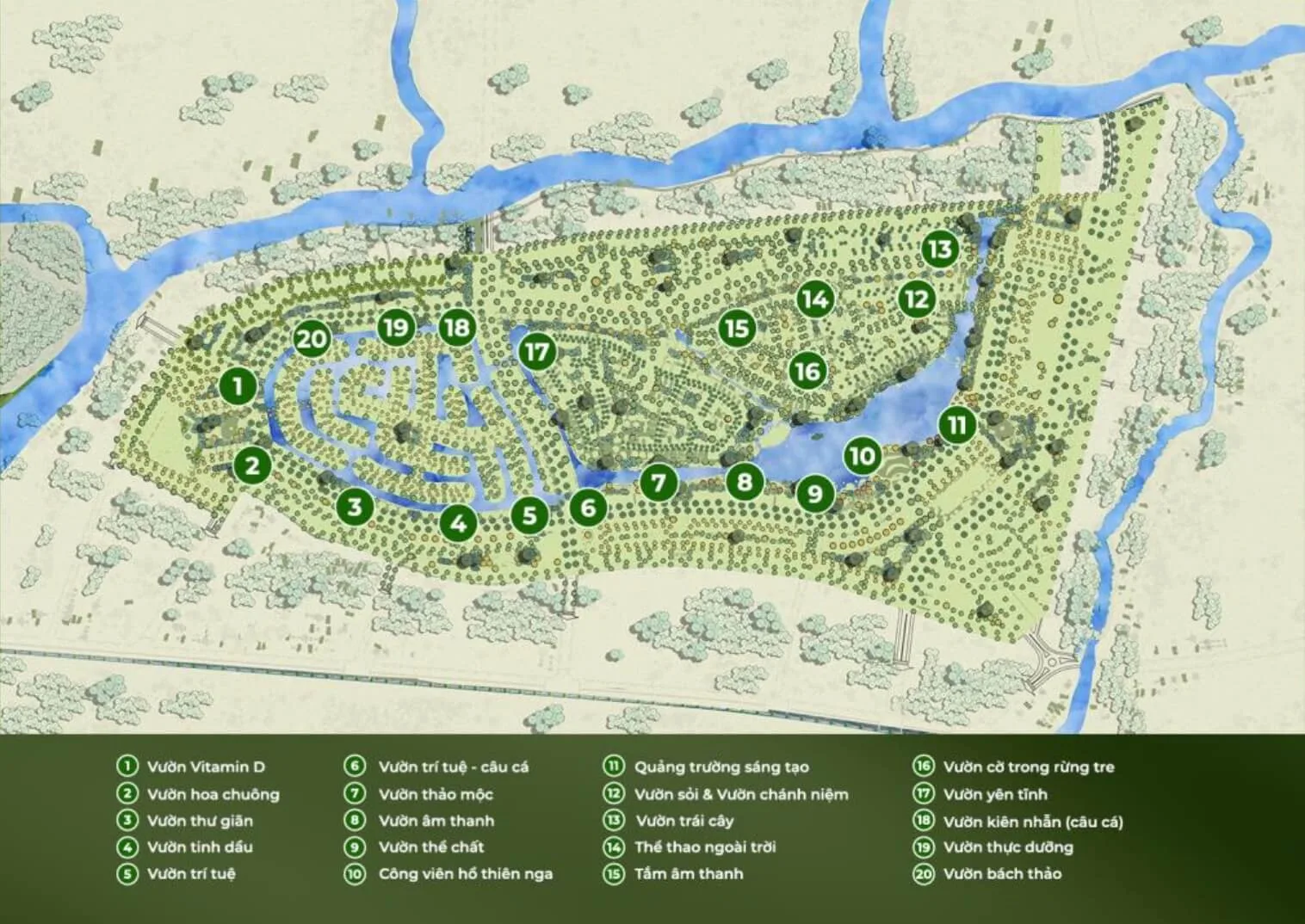 Eco Retreat 8 20 vườn trị liệu