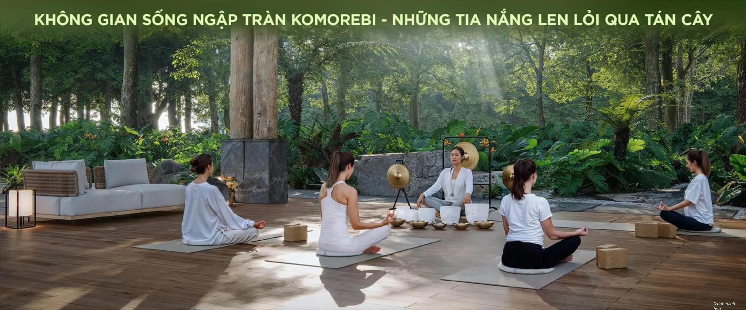Eco Retreat 18 khong gian song ngap tran hanh phuc komorebi