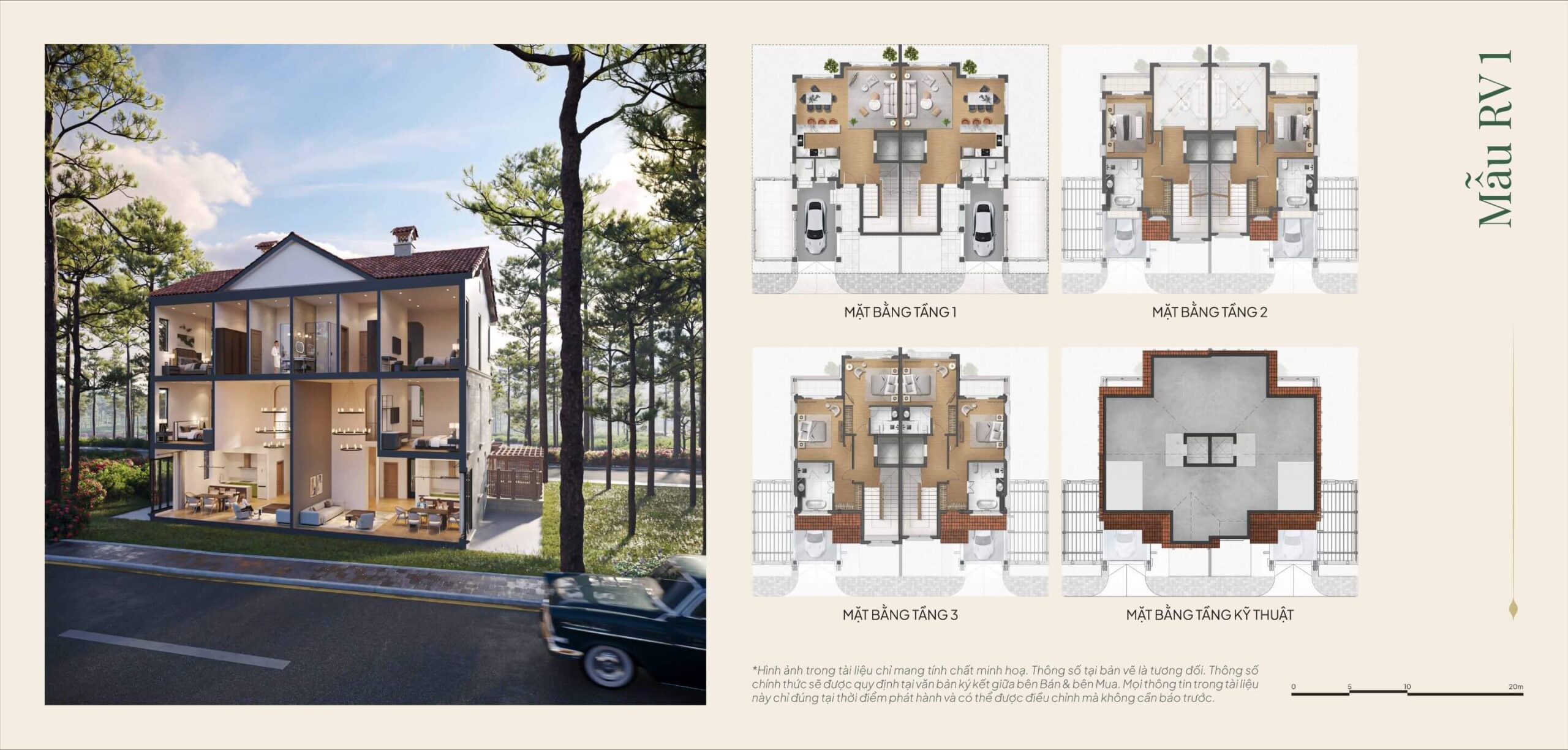 Thanh Xuan Valley 23 layout thiết kế mẫu biệt thự rv1