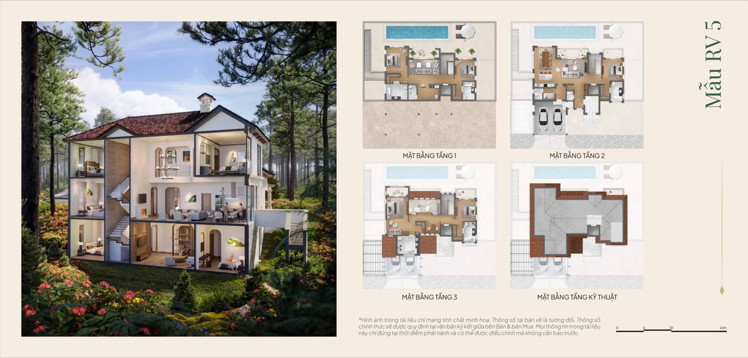 Thanh Xuan Valley 27 layout thiết kế mẫu biệt thự rv5