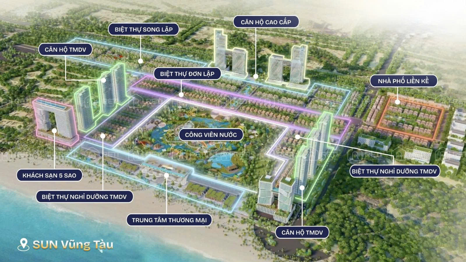 Sun Group Vũng Tàu 1 phối cảnh dự án sun vũng tàu