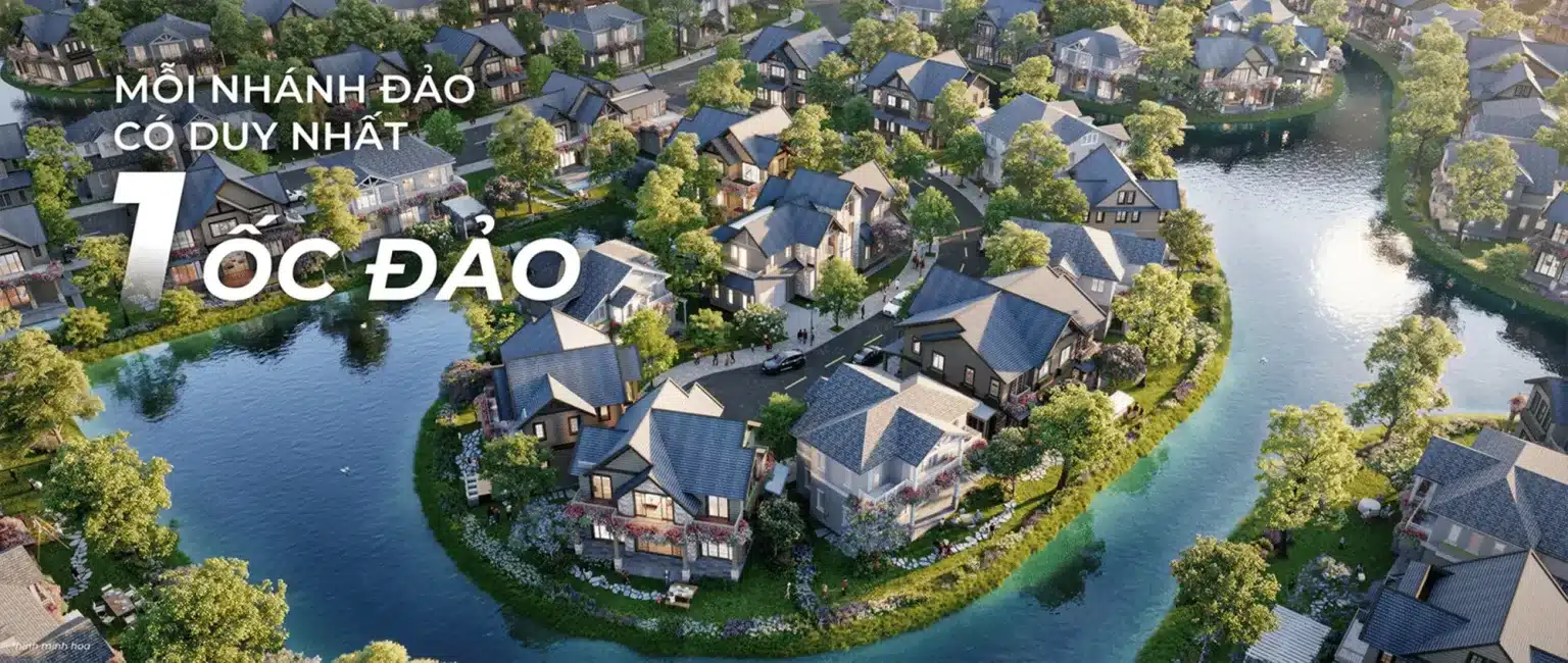 Retreat Island – Tâm điểm đầu tư mới tại phía Tây TP.HCM 4 biệt thự eco retreat