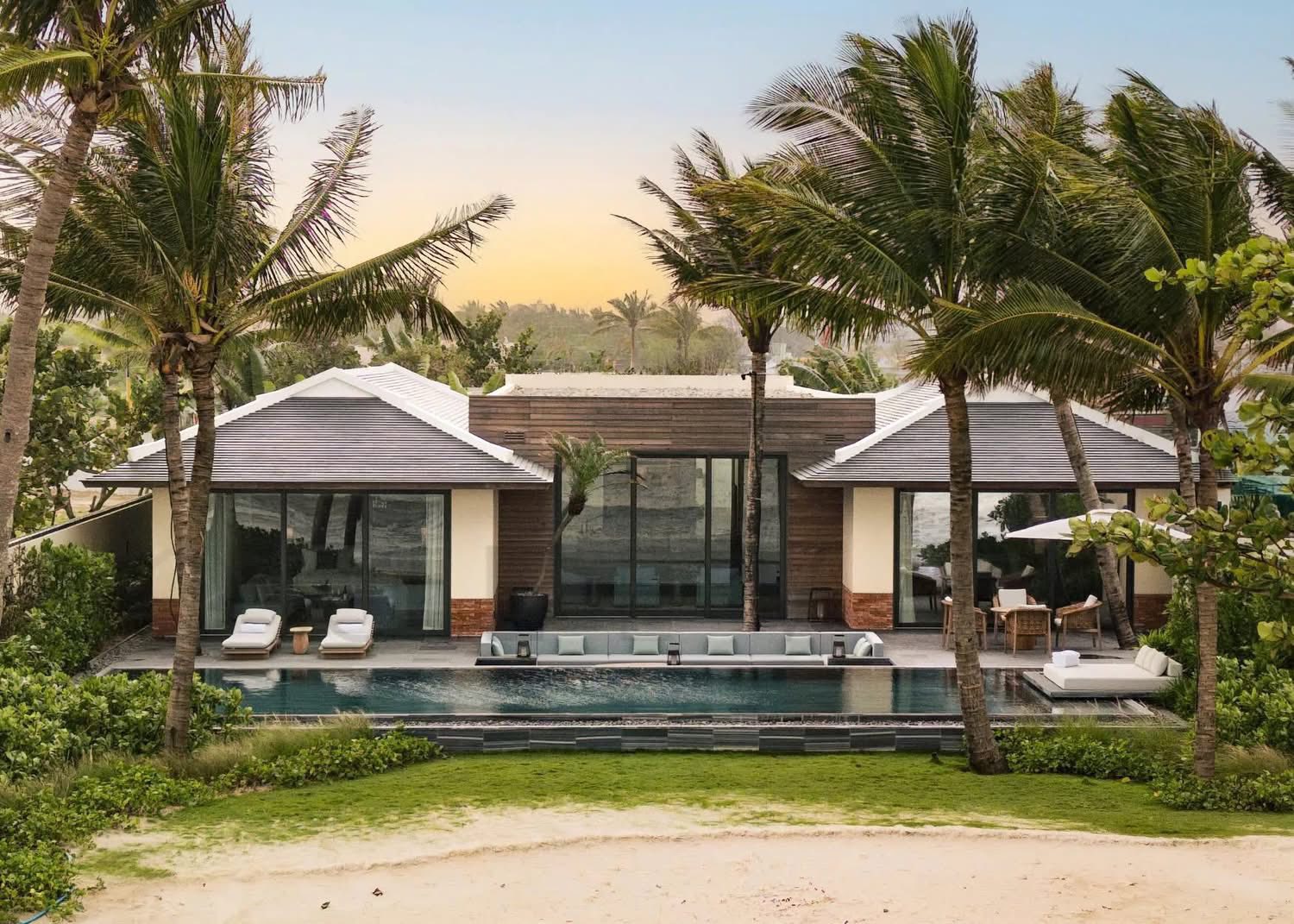 Biệt Thự Mandarin Oriental Đà Nẵng 7 khu bể bơi