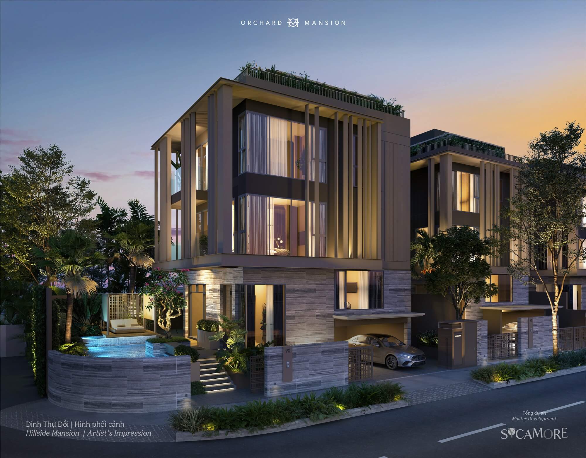 Orchard Mansion 23 dinh thự đồi