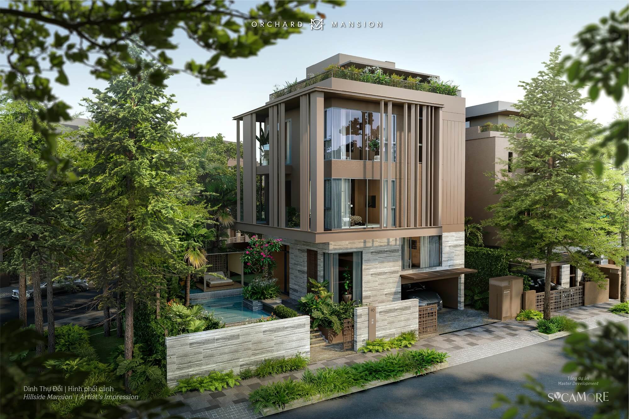 Orchard Mansion 24 dinh thự đồi