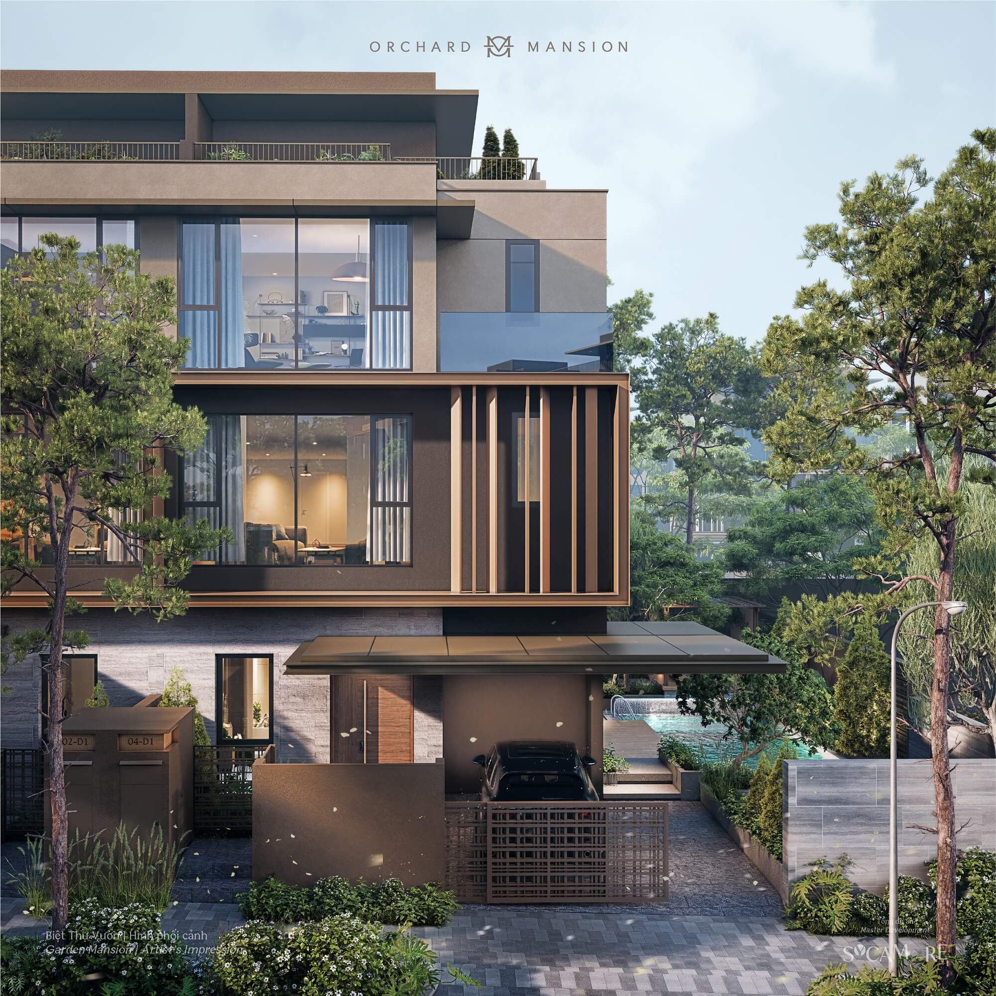 Orchard Mansion 18 biệt thự vườn