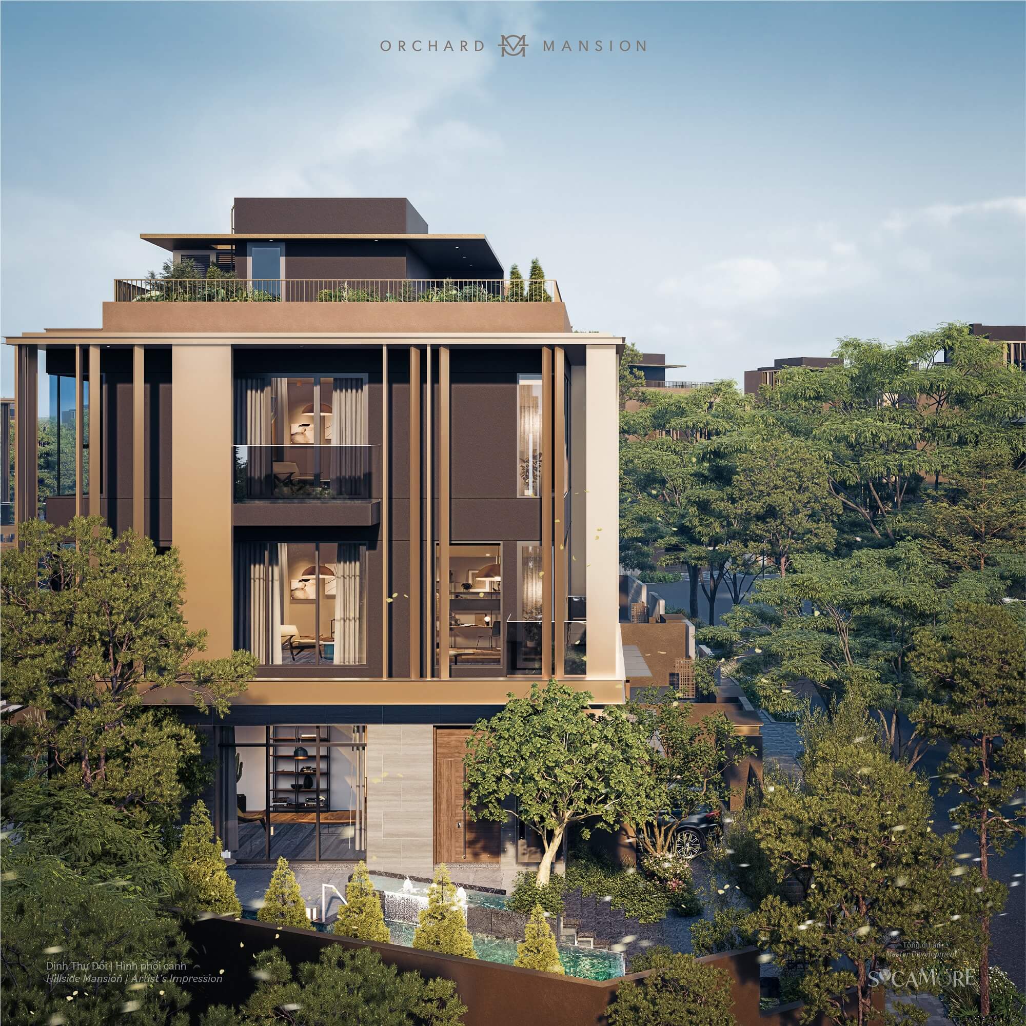 Orchard Mansion 28 dinh thự đồi