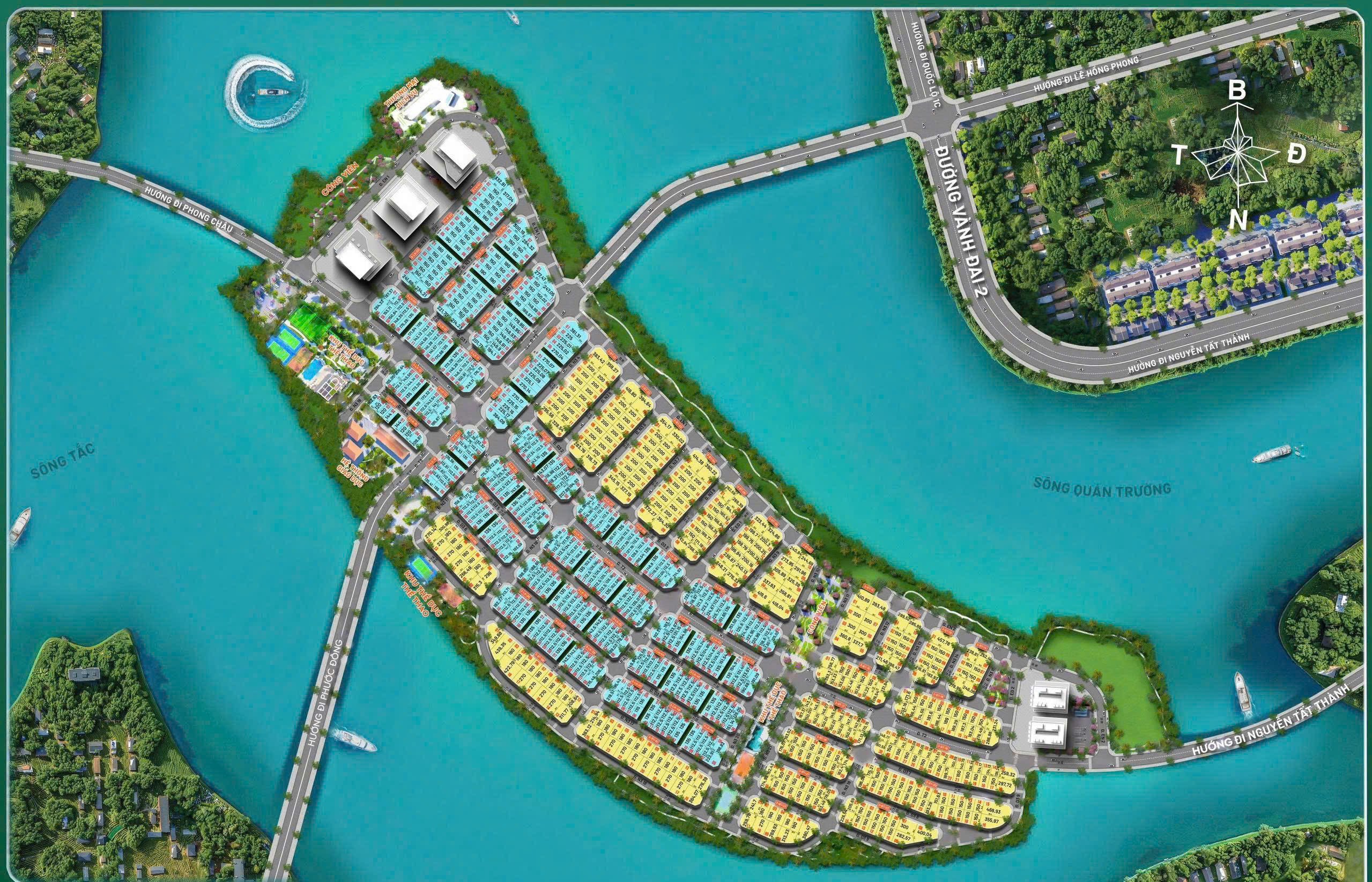 mặt bằng khu đô thị sun nha trang