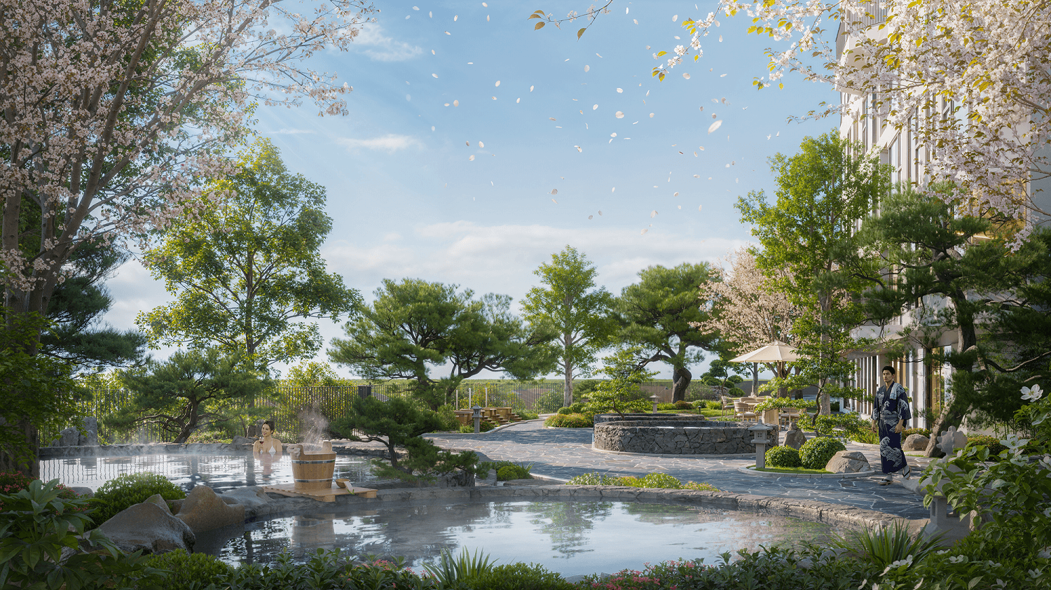 Forest Onsen tại Eco Retreat: Khi căn hộ không chỉ để ở mà trở thành “liệu pháp sống” giữa thiên nhiên 3 khoáng nóng onsen