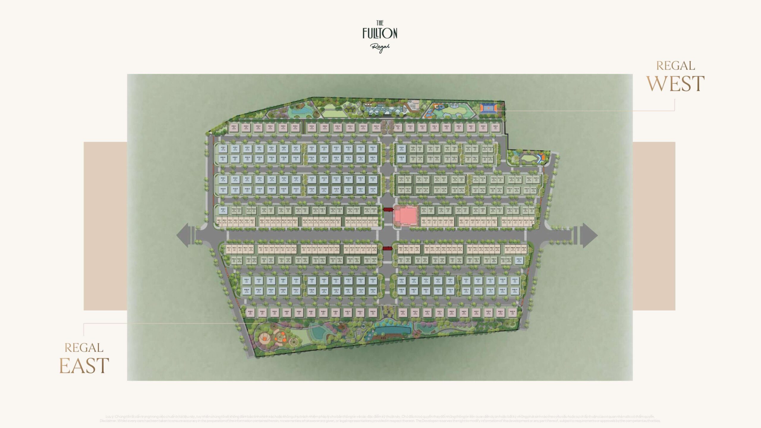 The Fullton Regal 2 Sơ đồ vị trí các căn nhà tại The Fullton Real. Ảnh: CapitaLand Development