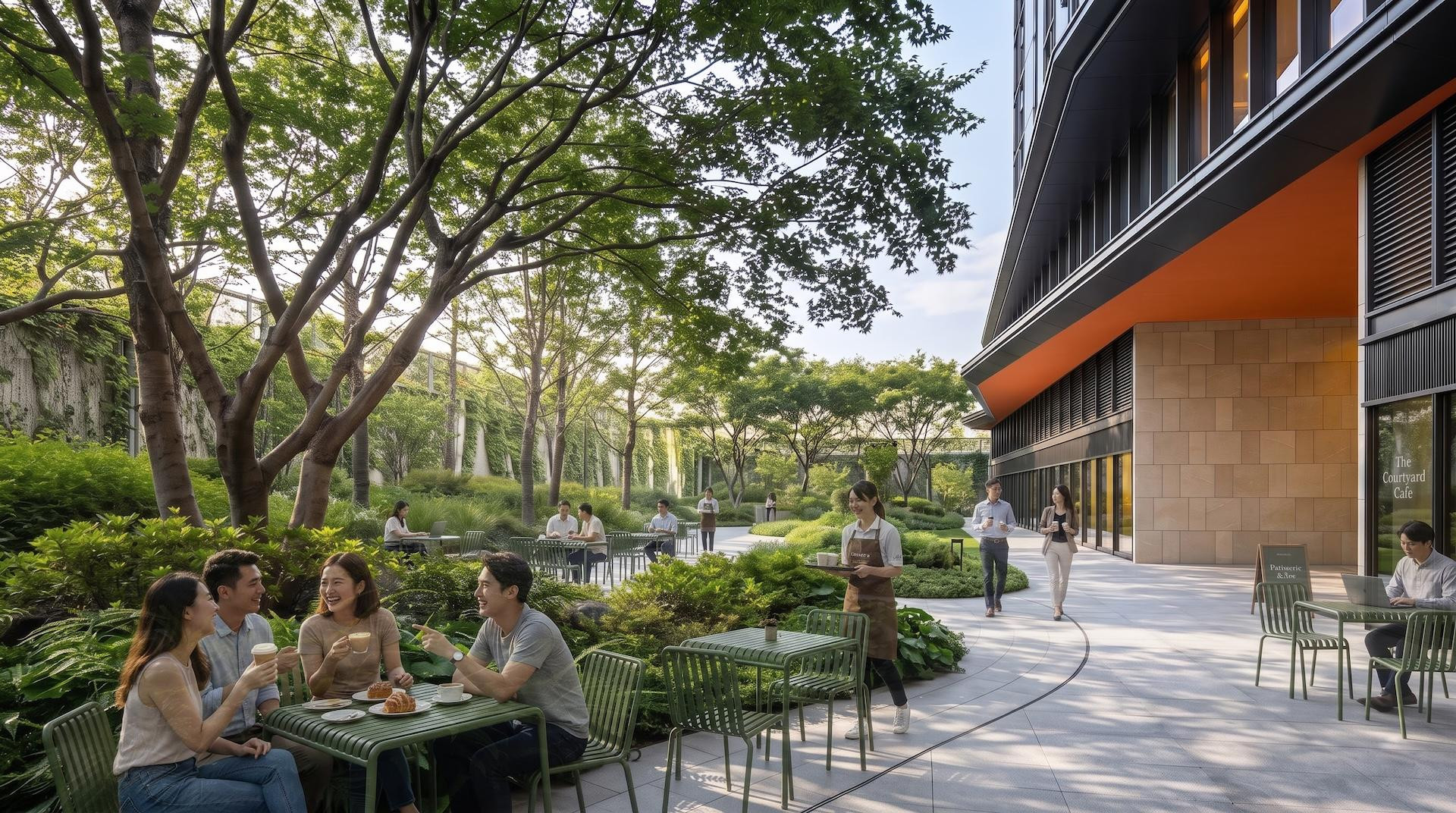 Sun Glory Residence đón đầu tiềm năng cho thuê dài hạn tại trung tâm Nghệ An 5 Mảng xanh rộng lớn bao quanh không gian sống là điểm cộng gia tăng sức hút của Sun Glory Residence với giới chuyên gia. Ảnh minh hoạ: Sun Property.