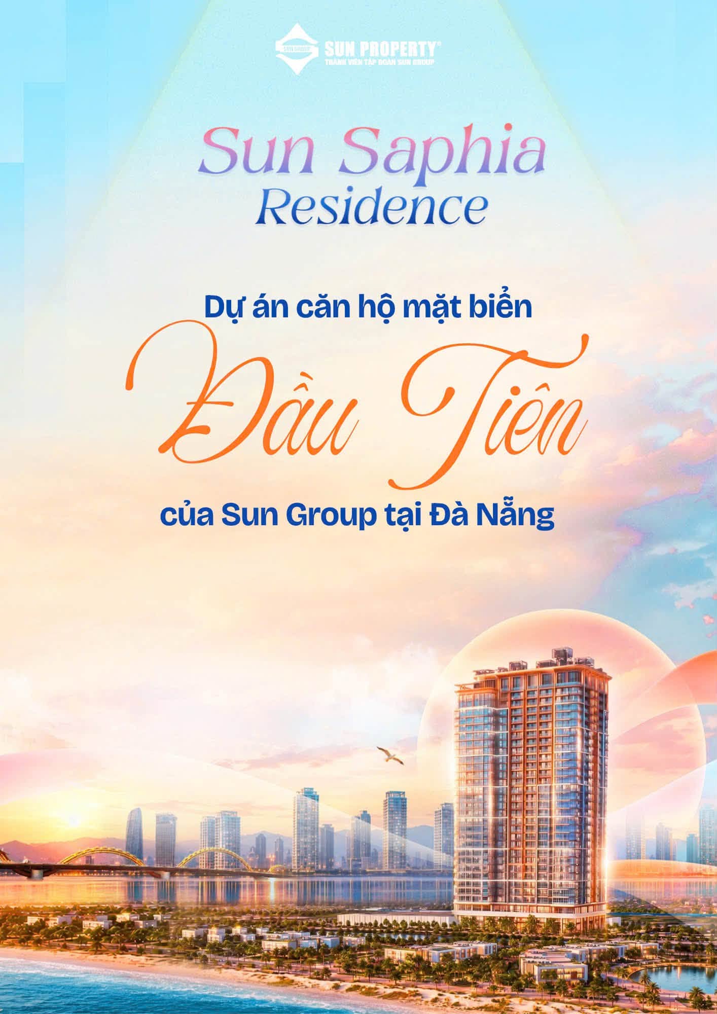 Sun Saphia Residence 4 Căn hộ mặt biển của Sun Group đầu tiên tại Đà Nẵng